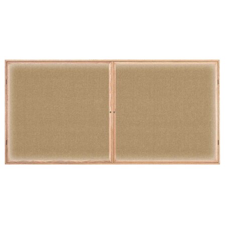 United Visual Products Open Faced Traditional Corkboard, 12x36" UV639A-WHITE-ULTMAR